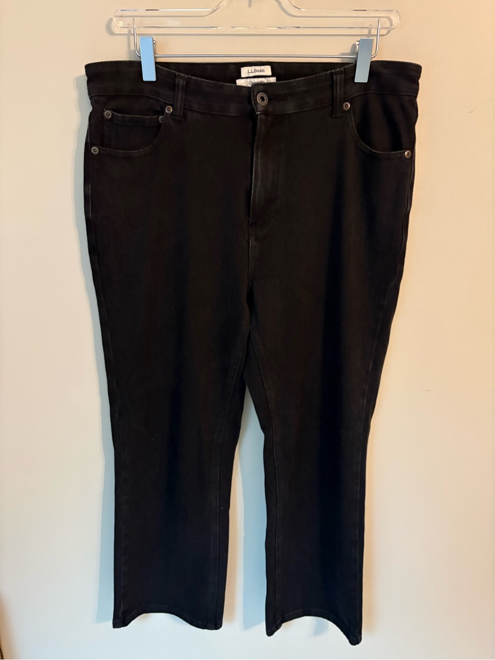 L.L. Bean 1912 Soft Knit Denim Cropped Straight-Leg Jeans | Women’s Sz 10
